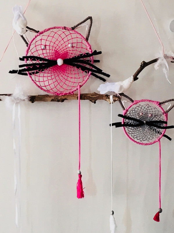 Attrape rêve"Chat rêve"